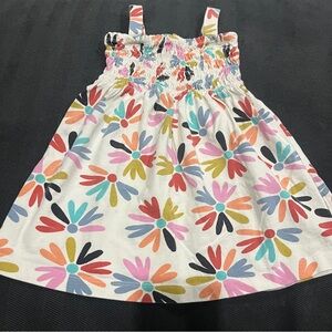 Hanna Andersson Girls' Multicolor Floral Smocked Sundress